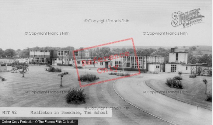 Photo of Middleton In Teesdale, The School c.1965