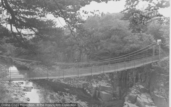 Photo of Middleton In Teesdale, Winch Bridge c.1955