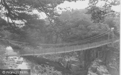 Winch Bridge c.1955, Middleton In Teesdale