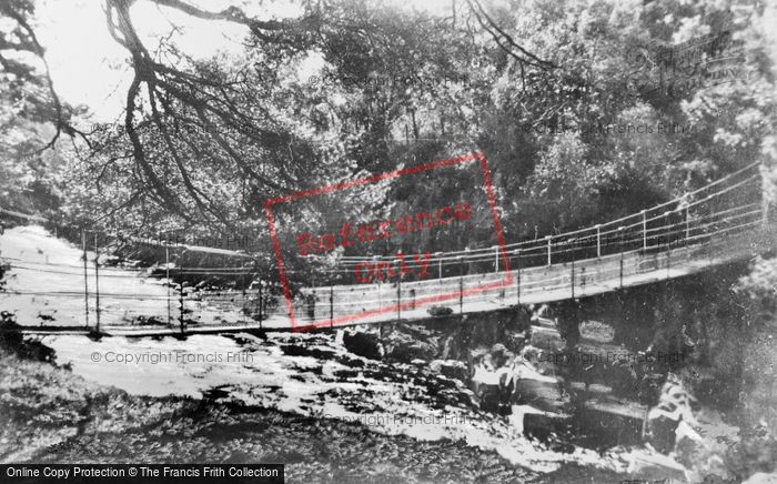 Photo of Middleton In Teesdale, Winch Bridge c.1956