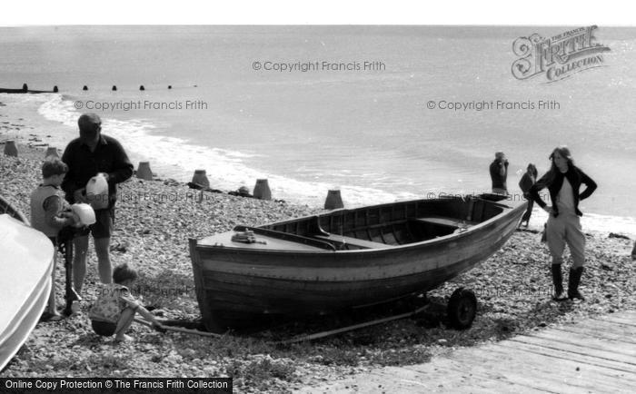 Photo of Middleton On Sea, Boat On The Beach c.1965