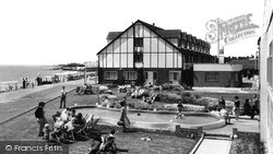 Pool And Promenade, Southdean Holiday Centre c.1960, Middleton-on-Sea