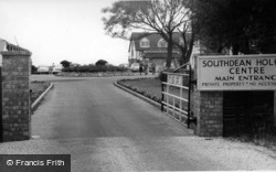 Southdean Holiday Centre Entrance c.1960, Middleton-on-Sea