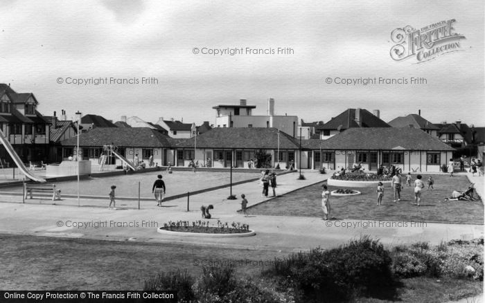 Photo of Middleton On Sea, Southdean Holiday Centre, Swimming Pool And Chalets c.1960