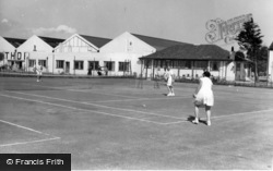 Southdean Holiday Centre Tennis Courts c.1960, Middleton-on-Sea