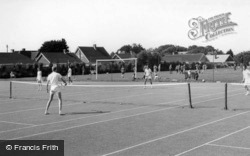 Tennis At Southdean Holiday Centre c.1965, Middleton-on-Sea