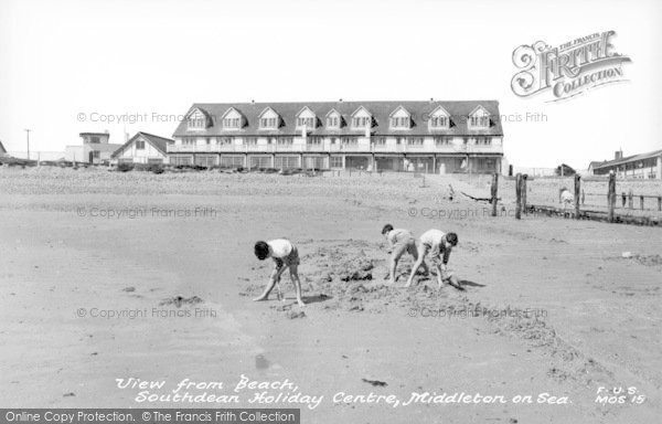 Photo of Middleton On Sea, View From Beach, Southdean Holiday Centre c.1960