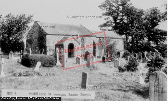 Photo of Middleton One Row, The Saxon Church c.1960