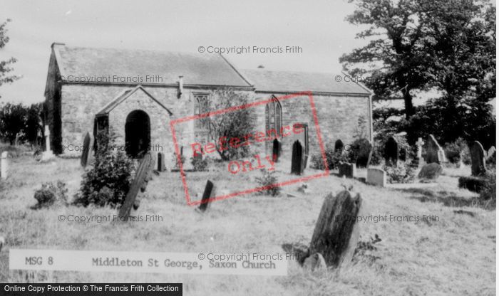 Photo of Middleton One Row, The Saxon Church c.1960