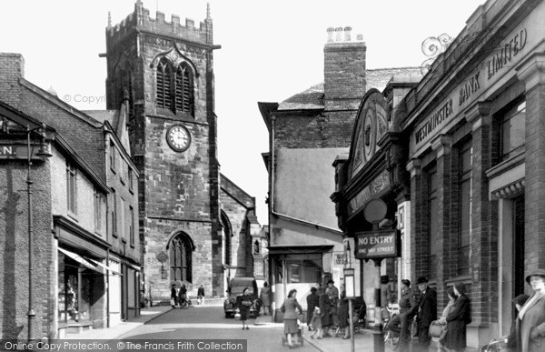 Photo of Middlewich, Bull Ring c.1950