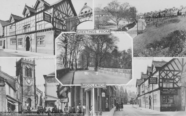 Photo of Middlewich, Composite c.1950