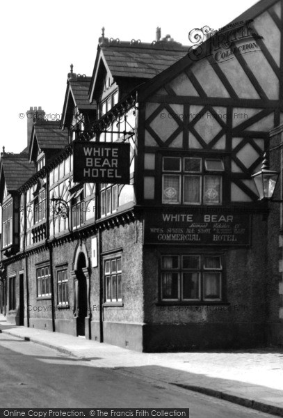 Photo of Middlewich, White Bear Hotel c.1950