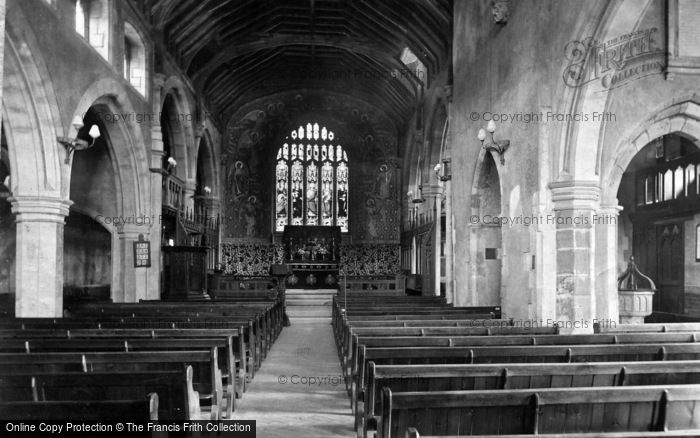 Photo of Midhurst, Church Of St Mary Magdalene And St Denys Interior 1906