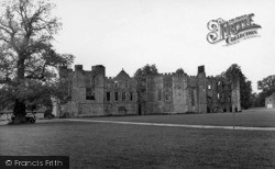 Cowdray Castle Ruins c.1960, Midhurst
