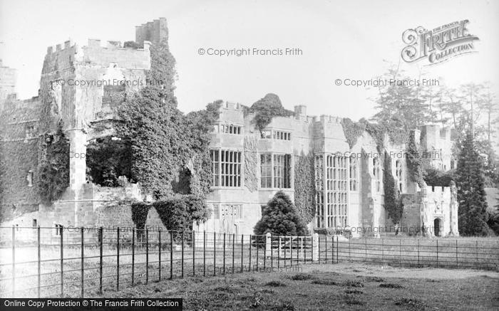 Photo of Midhurst, Cowdray Courtyard Outside Rail c.1900