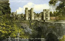Cowdray Ruins And Bridge 1925, Midhurst