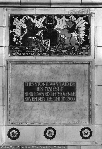 Photo of Midhurst, King Edward's Sanatorium, Foundation Stone 1906