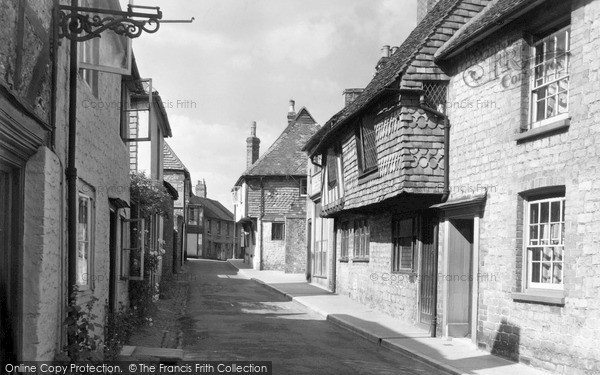 Photo of Midhurst, Old Houses, Wool Lane c.1950
