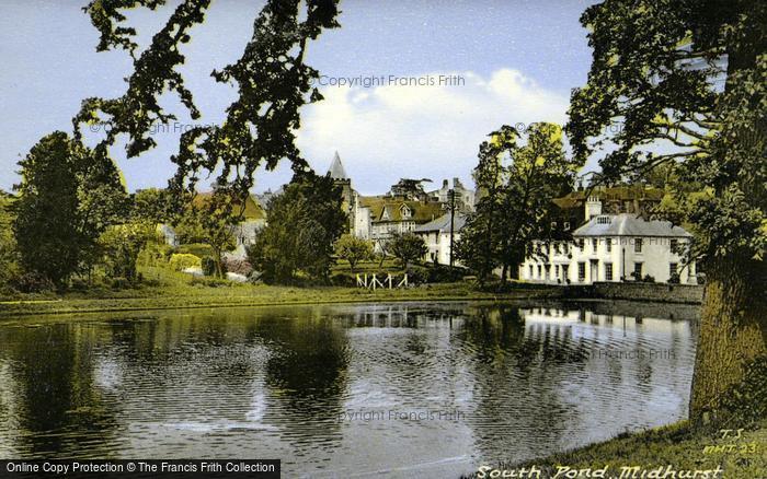 Photo of Midhurst, South Pond c.1955