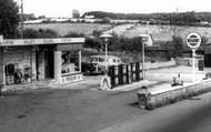 Bourne Valley Filling Station c.1960, Milborne St Andrew