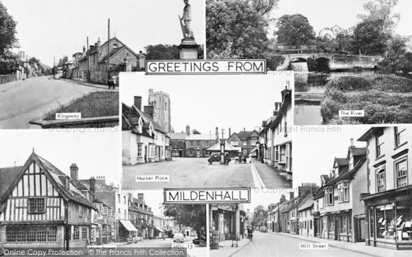 Photo of Mildenhall, Composite c.1955