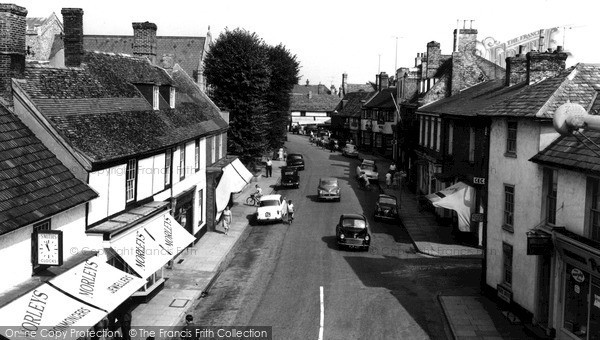 Photo of Mildenhall, High Street c.1960