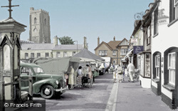 Market Place c.1955, Mildenhall