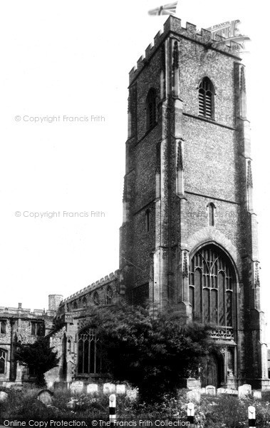 Photo of Mildenhall, St Mary's Church c.1955