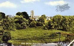 The River And Church c.1955, Mildenhall