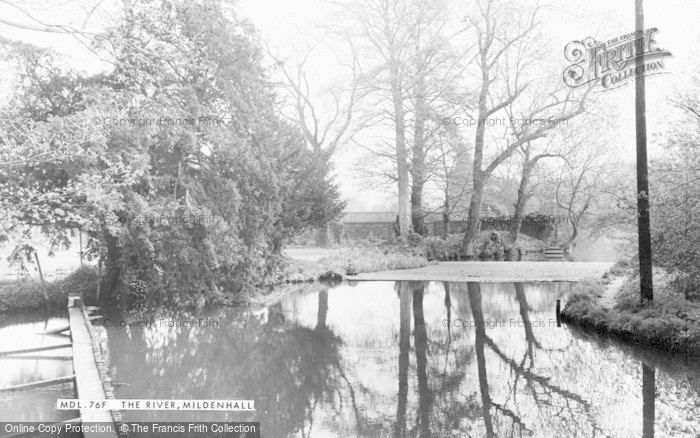 Photo of Mildenhall, The River c.1965