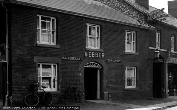 Photo of Mildenhall, Wenbber's, Mill Street 1925