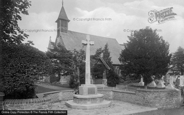 Photo of Milford, Church Of St John And War Memorial 1921