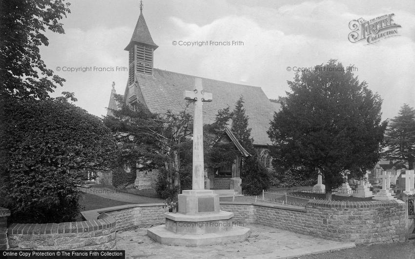 Milford, Church of St John and War Memorial 1921
