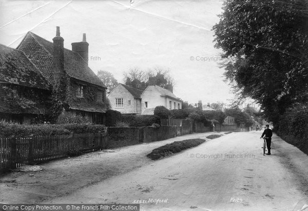 Photo of Milford, Church Road 1906