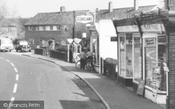 Filling Station And Shops c.1955, Milford