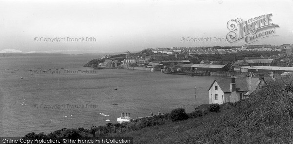 Photo of Milford Haven, Hanklin And The Docks Entrance c.1955