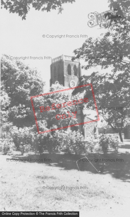 Photo of Milford Haven, Rose Gardens And Church Of Ss Katherine And Peter c.1960