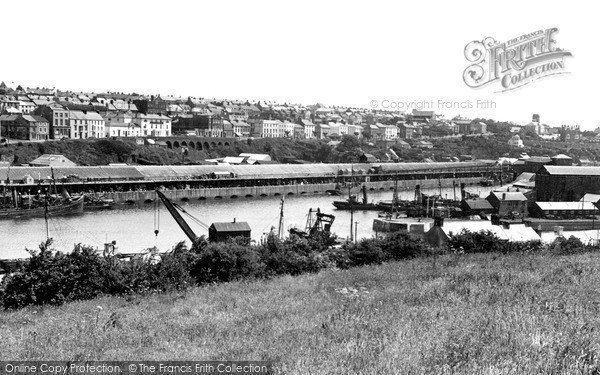 Photo of Milford Haven, The Docks And Town From Hakin 1951