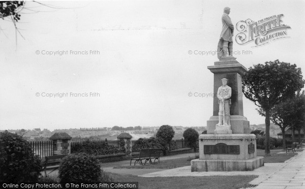 Photo of Milford Haven, The Memorial c.1955