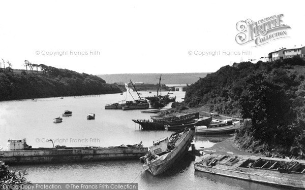 Photo of Milford Haven, the Pill from Blackbridge 1951