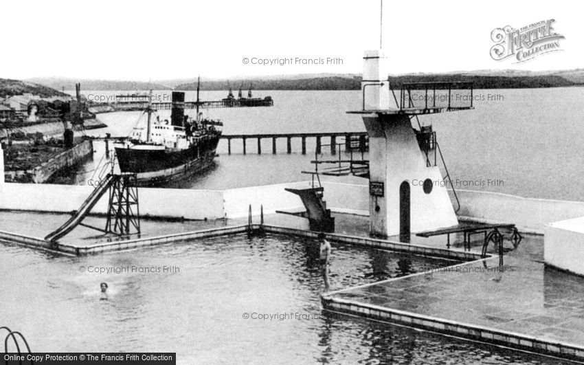 Milford Haven, the Swimming Pool 1948