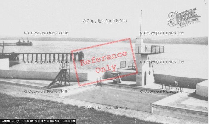 Photo of Milford Haven, The Swimming Pool c.1955