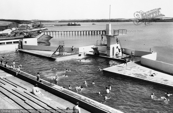 Photo of Milford Haven, The Swimming Pool c.1960