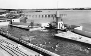 Milford Haven, the Swimming Pool c1960