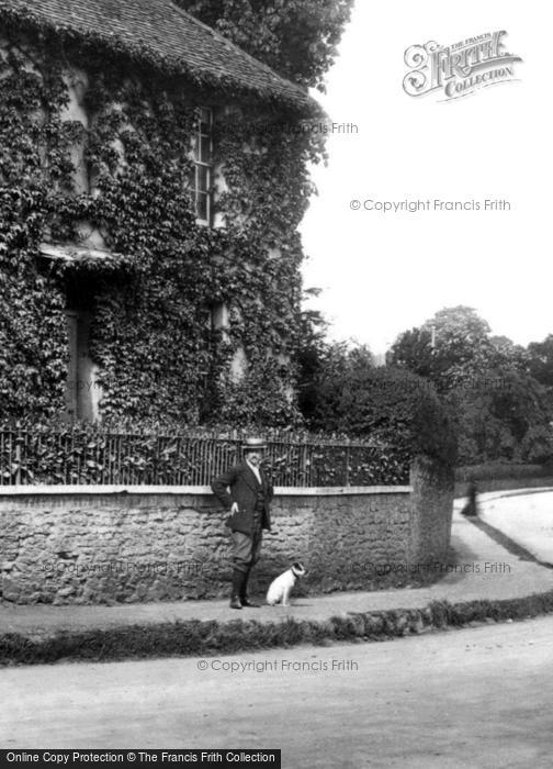 Photo of Milford, Man And Dog 1906