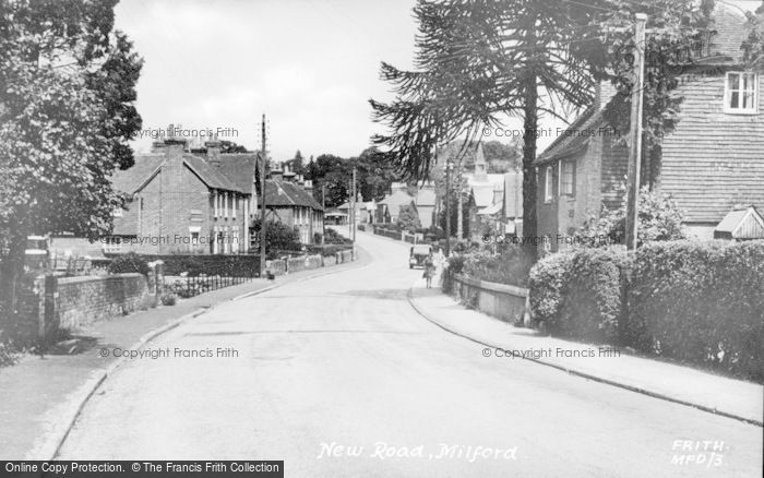 Photo of Milford, New Road c.1955