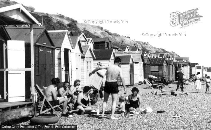 Photo of Milford On Sea, Beach Huts c.1960