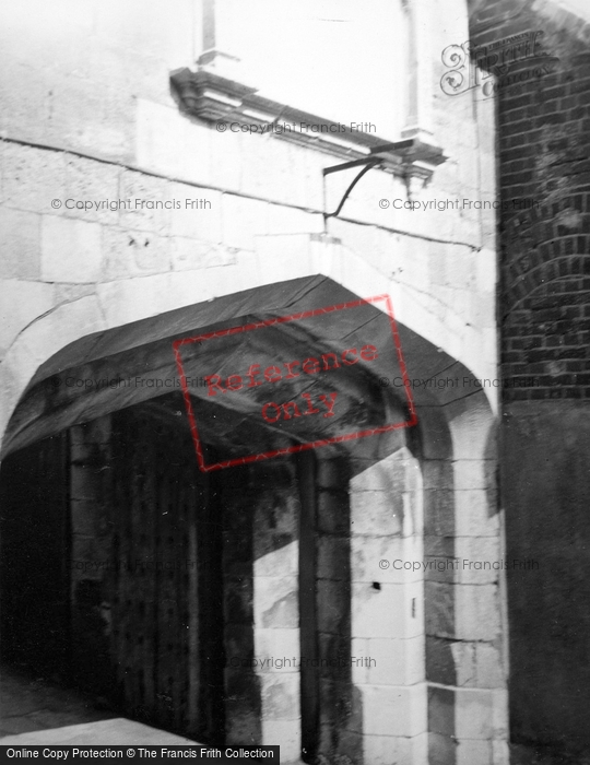 Photo of Milford On Sea, Doorway In Hurst Castle 1952