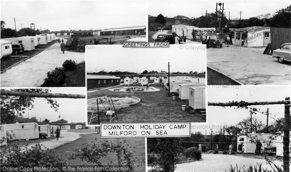 Photo of Milford On Sea, Downton Holiday Camp c.1955