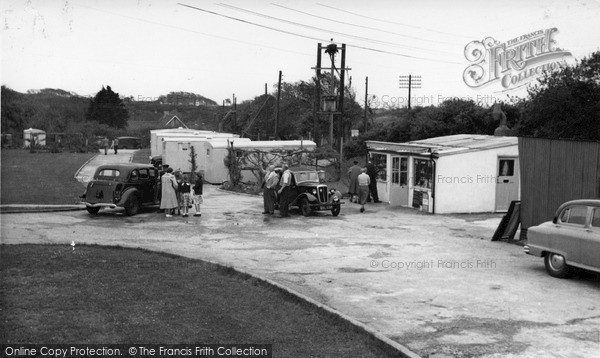 Photo of Milford On Sea, Downton Holiday Camp, The Shop And Reception c.1955